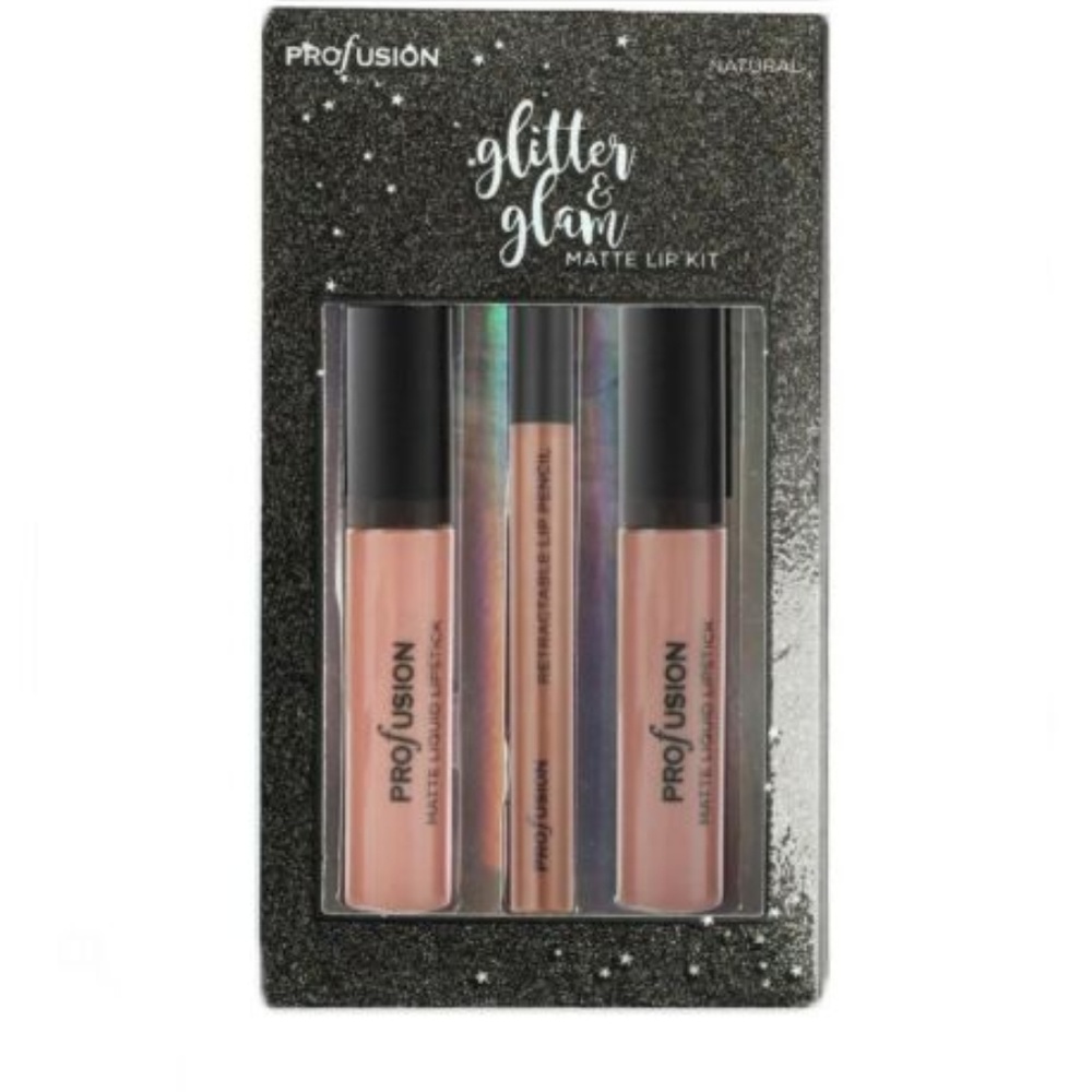 Profusion 3 Piece Matte Lip Kit - NATURAL